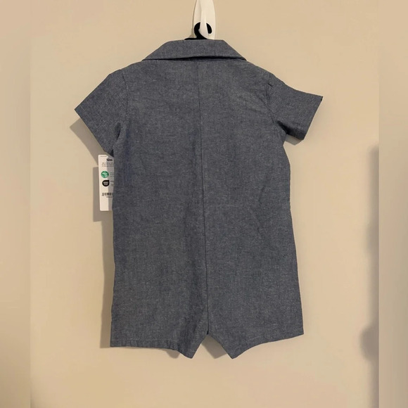 Carter's Child of Mine 100% Cotton Baby Boy Romper Size 6-9 Months NWT - Picture 7 of 9